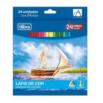 Lápis de Cor 24 Cores Triangular TILIBRA