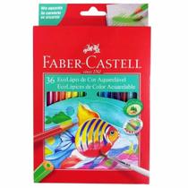 Lápis de Cor 36 Cores Aquarelável FABER-CASTELL