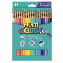 Lapis De Cor 36 Cores FABER CASTELL Multicolor Ecolapis
