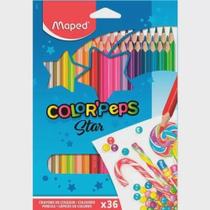 Lápis de cor 36 cores maped colorpeps star