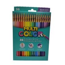 Lápis de Cor 36 cores Multicolor Ecolápis