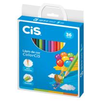 Lapis de cor 36 cores plastic - ref 530801 Lapis de cor 36 cores plastic - ref 530801