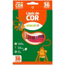 Lápis de Cor 36 Cores Sextavado Flex - LEOeLEO
