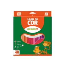 Lápis de Cor 48 Cores Leo & Leo