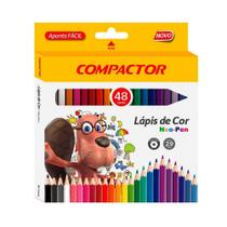 Lápis de cor 48 cores Neo Pen Compactor