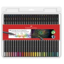 Lápis de cor 50 cores SuperSoft Faber 120750SOFT