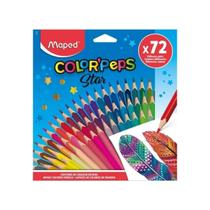 Lápis de cor 72 cores maped color peps star