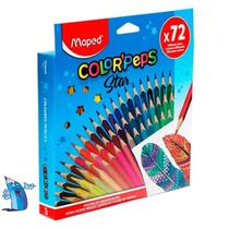 Lapis de cor 72 cores maped colorpeps