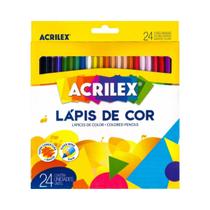 Lápis de Cor Acrilex 24 Cores Lápis de Cor Acrilex 24 Cores