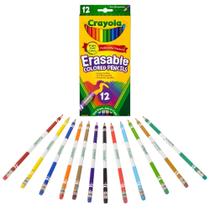 Lápis de Cor Apagáveis Crayola Pacote com 12 Unidades