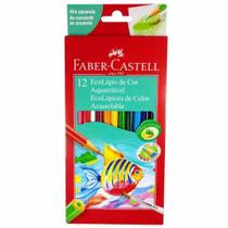 Lápis De Cor Aquarela 12 Cores Faber Castell