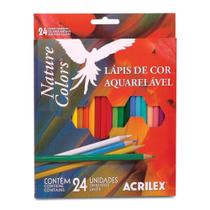 Lápis de Cor Aquarelável 24 Cores - Acrilex