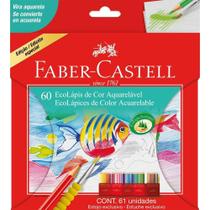 Lápis de Cor Aquarelável 60 Cores Faber Castell