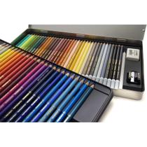 Lápis de Cor Aquarelável Aquacolor em Estojo Metálico com 60 Cores - Stabilo/ WX Gift