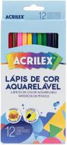 Lápis de Cor Aquarelavel Caixa com 12 unidades + Pincel - Acrilex