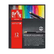 Lápis De Cor Aquarelável Caran D'Ache Museum Com 12 Cores Lápis De Cor Aquarelável Caran D'Ache Museum Com 12 Cores