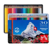 Lápis de Cor Aquarelável Caran D'ache Prismalo 30 Cores