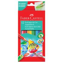 Lápis De Cor Aquarelável Com 12 Cores - Faber Castell