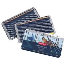 Lápis de Cor Aquarelável Derwent Watercolour Lata 72 Cores Lápis de Cor Aquarelável Derwent Watercolour Lata 72 Cores