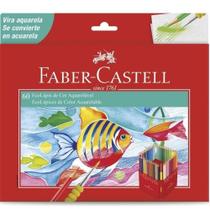 Lápis de Cor Aquarelável EcoLápis Com 60 Cores - Faber-Castell - Faber Castell