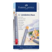Lápis de Cor Aquarelável Faber Castell Goldfaber 12 Cores