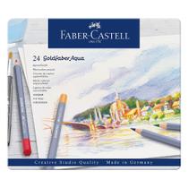 Lápis de Cor Aquarelável Faber Castell Goldfaber 24 Cores