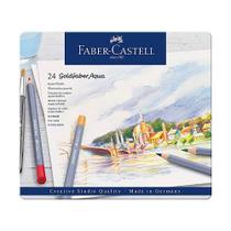 Lápis de Cor Aquarelável Goldfaber 24 Cores Faber-Castell