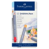 Lápis de Cor Aquarelável Goldfaber Aqua Estojo Metálico com 12 cores - Faber-Castell Lápis de Cor Aquarelável Goldfaber Aqua Estojo Metálico com 12 cores - Faber-Castell