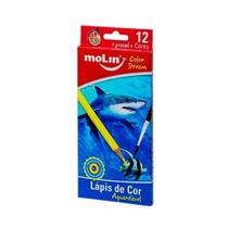 Lápis de Cor Aquarelável Molin Color Dream 12 Cores + Pincel