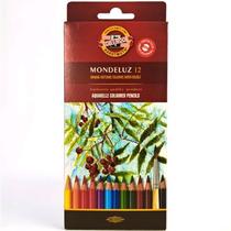 Lapis de cor aquarelavel mondeluz com 12 cores 3716