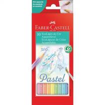 Lapis de cor aquarelavel pastel 10 cores faber ca Lapis de cor aquarelavel pastel 10 cores faber ca