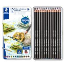 Lápis de Cor Aquarelável Staedtler Design Journey 12 Cores