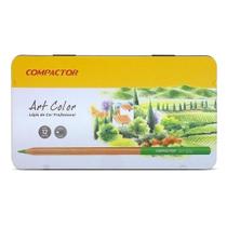 Lápis De Cor Art Color Com 12 Cores - Compactor