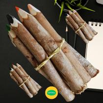 Lápis de Cor Artesanal Decorativo Funcional Madeira (3 Conjuntos com 10 Lápis) Lápis de Cor Artesanal Decorativo Funcional Madeira (3 Conjuntos com 10 Lápis)