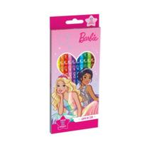 Lápis De Cor Barbie Disney Com 12 Cores Vibrantes - Tris