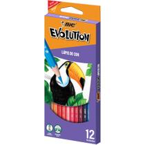 Lápis de Cor BIC Evolution 12 Cores Lápis de Cor BIC Evolution 12 Cores