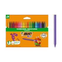 Lápis de cor BIC Kids Plastidecor, pacote com 24