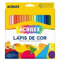 Lapis de Cor c/ 48 Cores Alto Pigmento Super Mina Acrilex