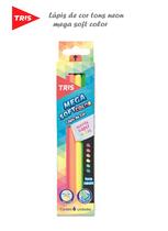 Lapis de Cor c/6 cores Neon Mega Softcolor - Tris
