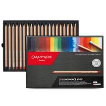 Lápis de Cor Caran D'Ache Luminance com 20 Cores
