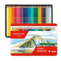 Lápis de Cor Caran D'ache Pablo com 30 Cores Lápis de Cor Caran D'ache Pablo com 30 Cores