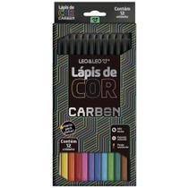 Lapis de cor carbon 12 cores redondo 4430