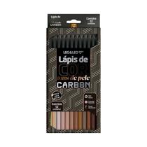 Lápis De Cor Carbon 12 Cores Tons De Pele 4676 LAPIS DE COR 12 CORES TONS DE PELE 4676