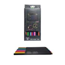 Lápis de Cor Carbon Macio Metálico/Neon+Pastel/Tons de Pele/Tradicional c/12 cores Leo&Leo Lápis de Cor Carbon Macio Metálico/Neon+Pastel/Tons de Pele/Tradicional c/12 cores Leo&Leo