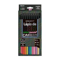 Lapis De Cor CarbonLine 12 cores Neon+Pastel Formato Redondo