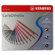 Lápis de Cor Carbothello Semi-Aquarelável 24 Cores - Stabilo
