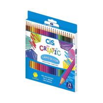 Lápis de Cor Cis Criatic 24 Cores