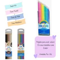 Lápis De Cor Cis Criatic Super Kit Com 24 Cores Lápis De Cor Cis Criatic Super Kit Com 24 Cores