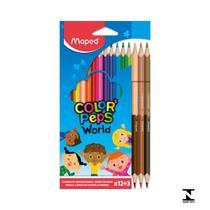 Lápis de Cor Color Peps 3 lápis Duo - Maped