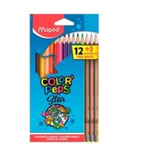 Lápis De Cor Color'Peps Caixa com 12 Cores + 3 Lápis Grafite - MAPED